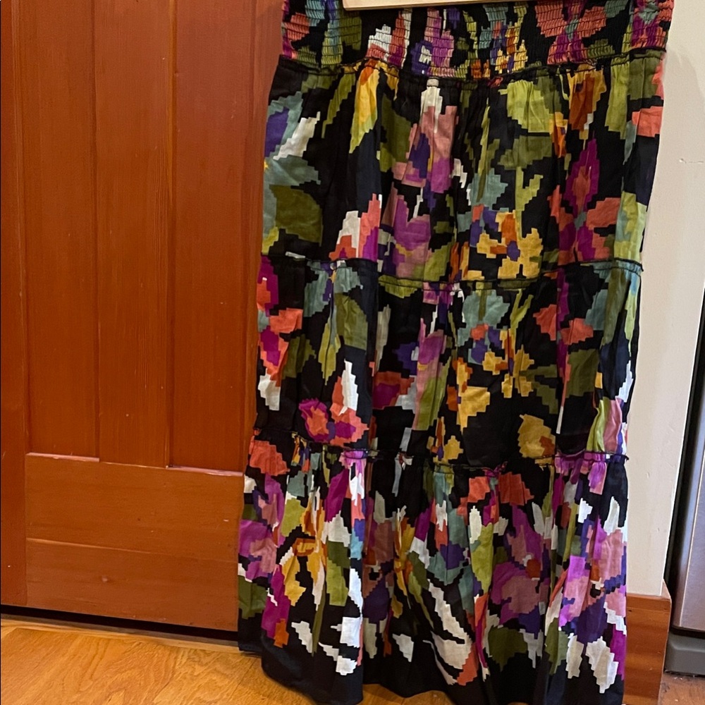 Vibrant Floral Maxi Skirt
